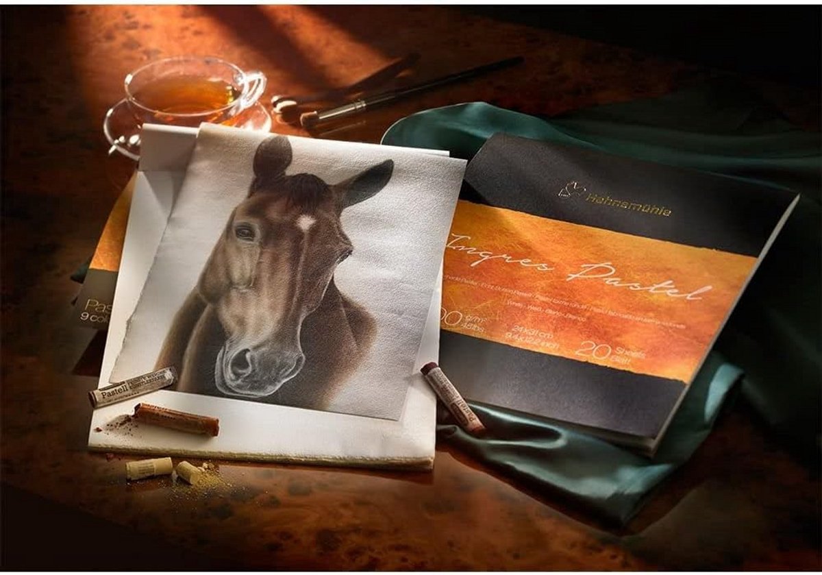 Hoogwaardig Ingres Pastel Papier Wit - Handgeschept - 100 g/m² - 30x40 cm - 20 Vellen — cadeau in Hobby - foto 4