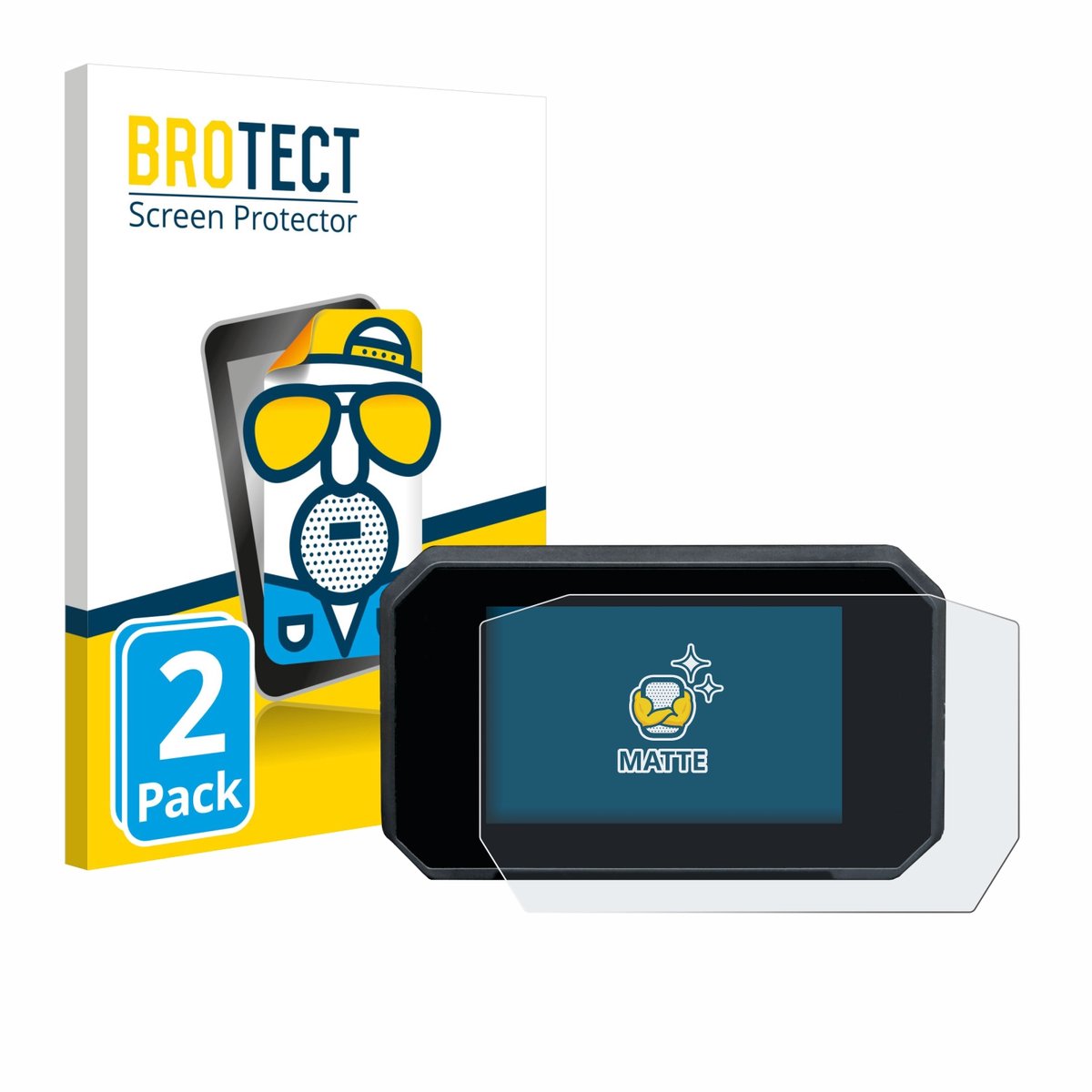 BROTECT - Screenprotector voor Suzuki GSX-S1000GT - Folie Beschermfolie matte 2 Stuks