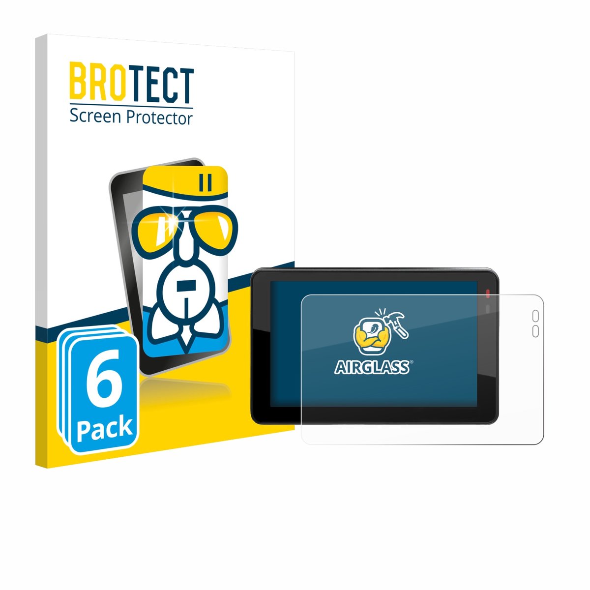 Screenprotector 6 Stuks voor Chigee XR-2 Beschermglas transparant