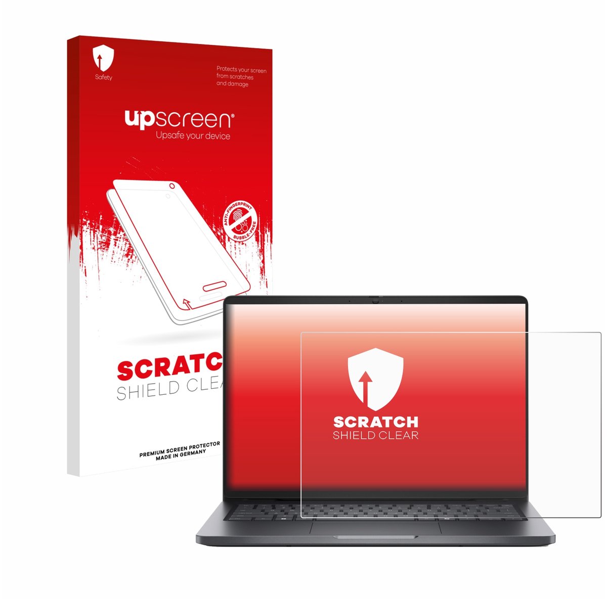 upscreen - Screenprotector voor Dell Pro 14 PC14250 - Folie Beschermfolie transparant