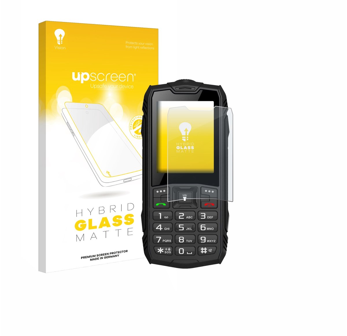 upscreen - Screenprotector voor Hammer Rock - Folie Beschermfolie Beschermglas matte