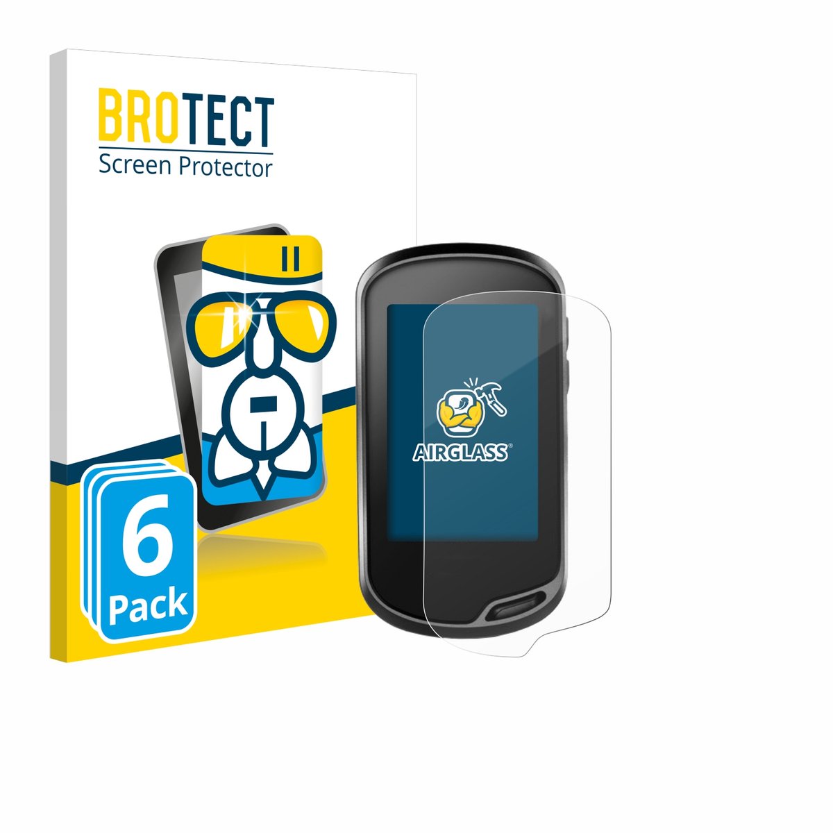 Screenprotector 6 Stuks voor Garmin Oregon 700 Beschermglas transparant