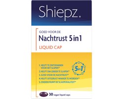 Shiepz Nachtrust 5 in 1 - Slaapmutsje helpt te ontspannen en geeft ontspanning dat helpt om lekker te slapen* - 30 liquid caps