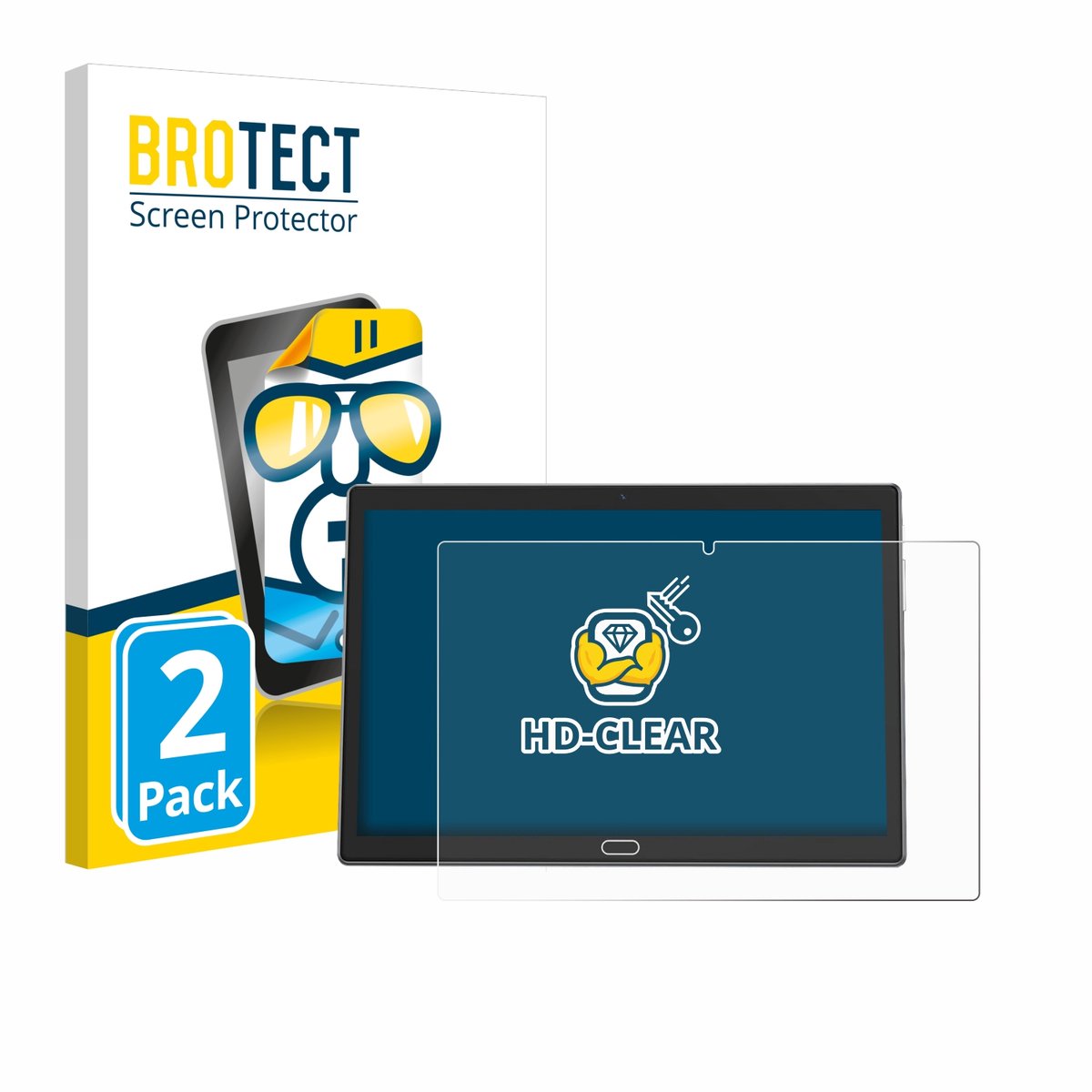 BROTECT - Screenprotector voor Zonko K118 - Folie Beschermfolie transparant 2 Stuks