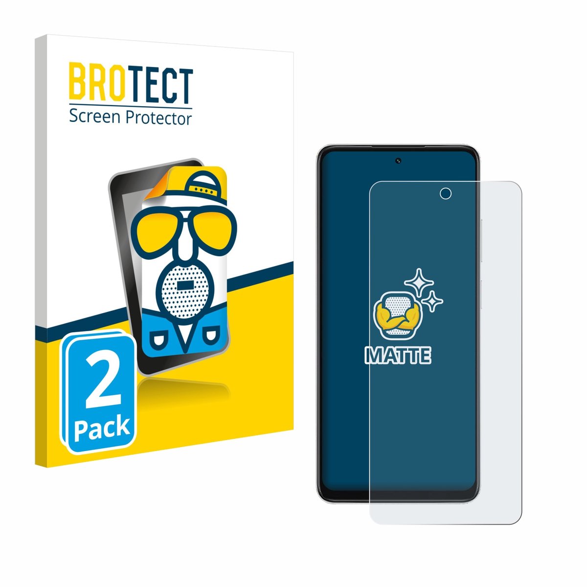 BROTECT - Screenprotector voor Oppo A5x - Folie Beschermfolie matte 2 Stuks