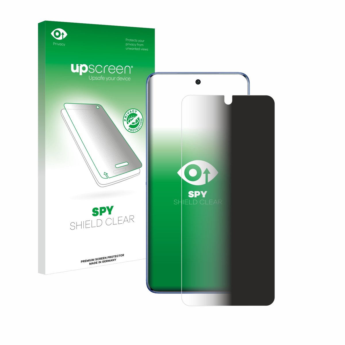 upscreen - privacy screenprotector voor Vivo V50 - Folie Beschermfolie Blauwlichtfilter