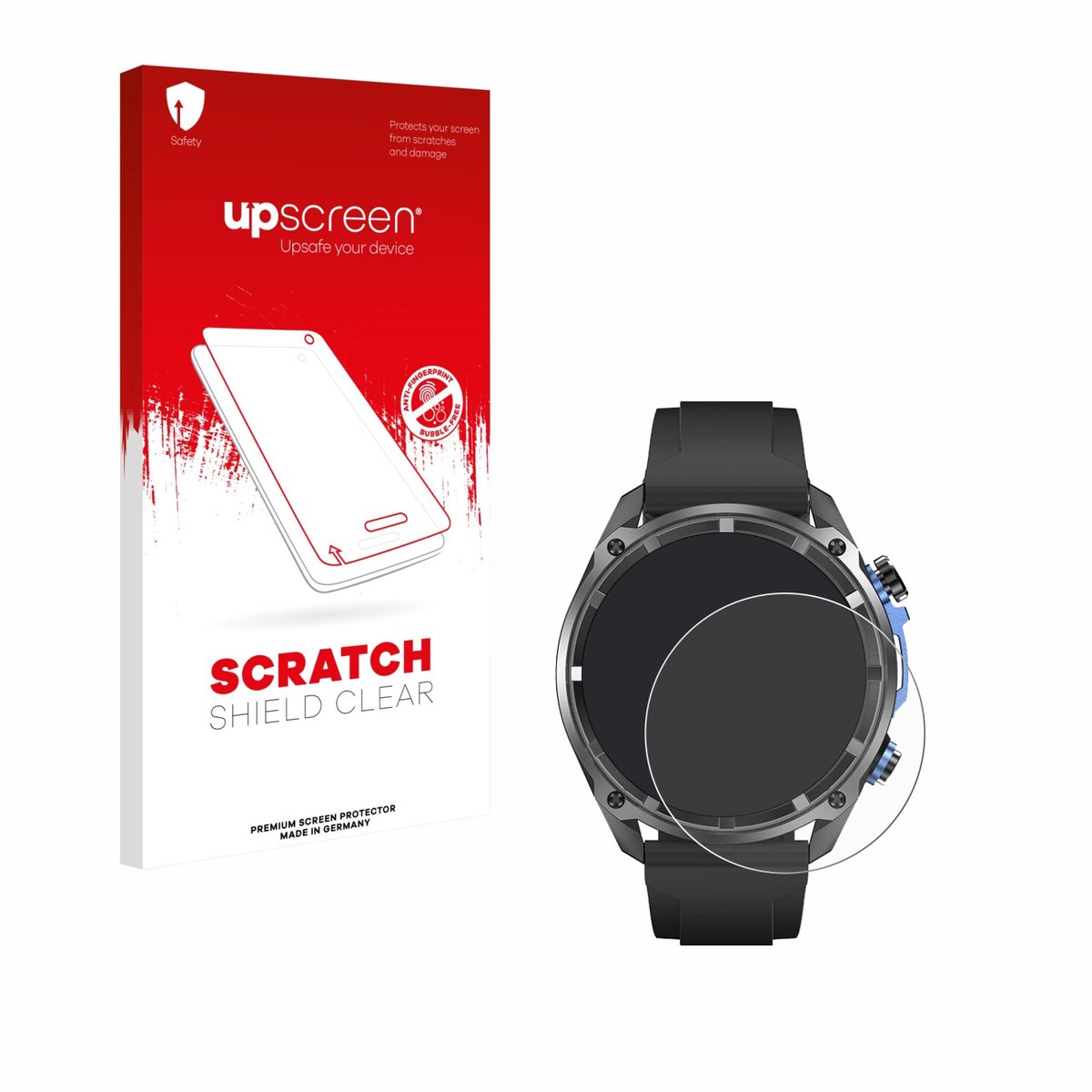 upscreen - Screenprotector voor DTNO.1 DTG1 1.43" - Folie Beschermfolie transparant