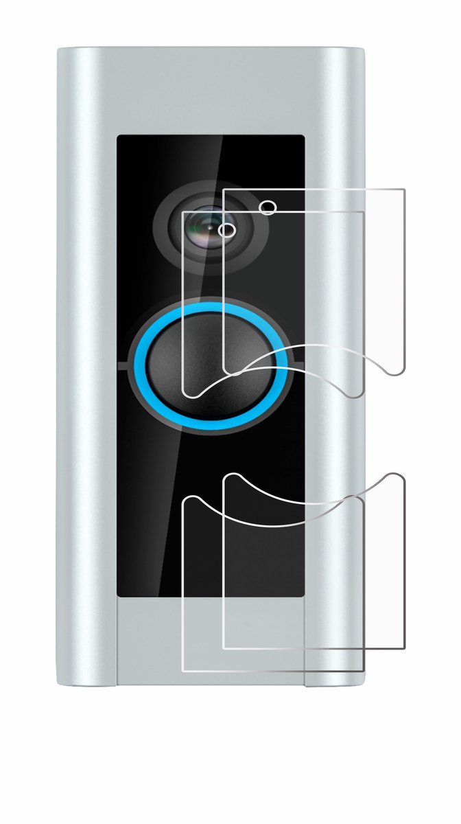BROTECT - Screenprotector voor Ring Video Doorbell Pro (Version 2) - Folie Beschermfolie transparant 2 Stuks – foto 5
