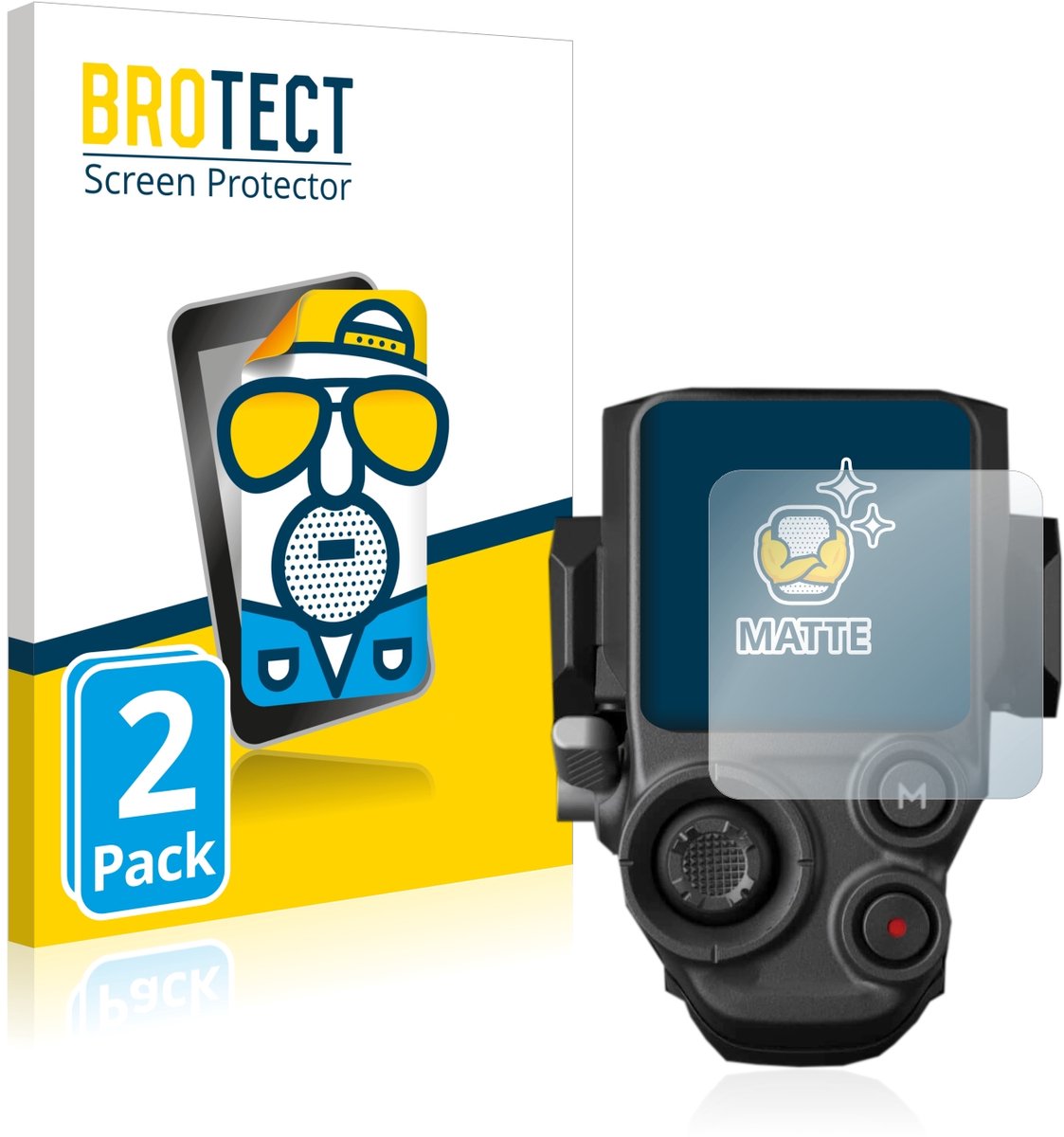 BROTECT - Screenprotector voor DJI RS 3 Pro / 4 Pro - Folie Beschermfolie matte 2 Stuks
