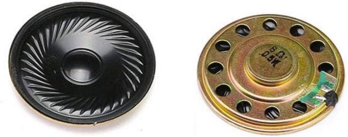 Mini Luidspreker 40mm 0,5W 8 Ohm voor Audio Toepassingen