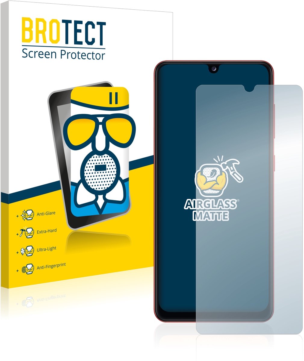 BROTECT - Screenprotector voor Samsung Galaxy A31 - Folie Beschermfolie Beschermglas matte