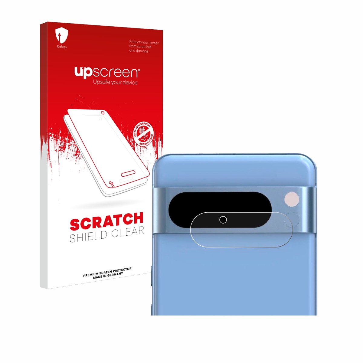 upscreen - Screenprotector voor Google Pixel 8 Pro (ALLEEN Camera Lens) - Folie Beschermfolie transparant