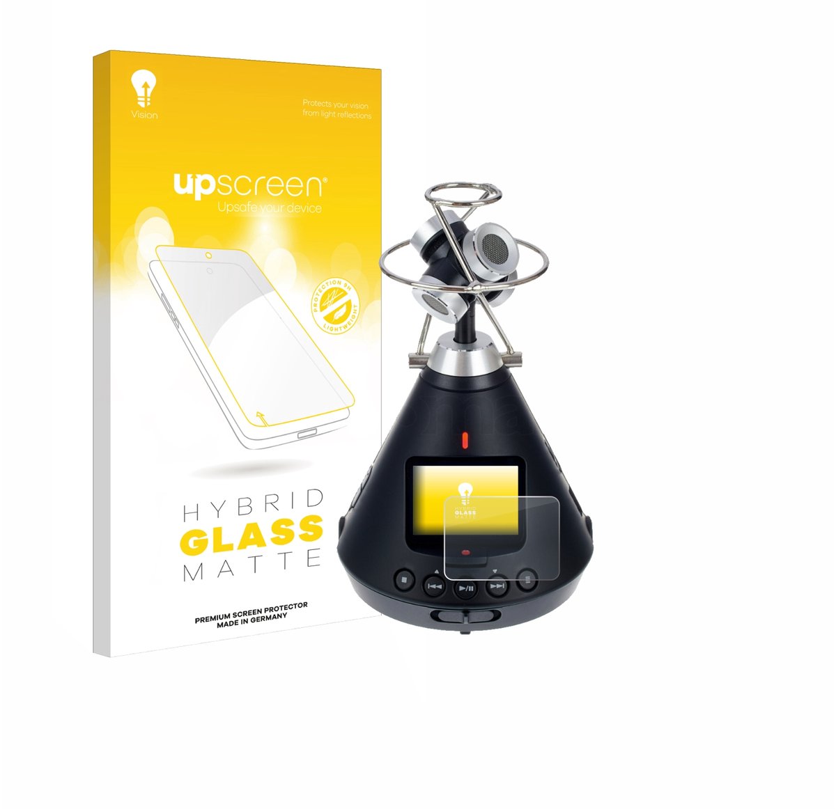 upscreen - Screenprotector voor Zoom H3-VR - Folie Beschermfolie Beschermglas matte
