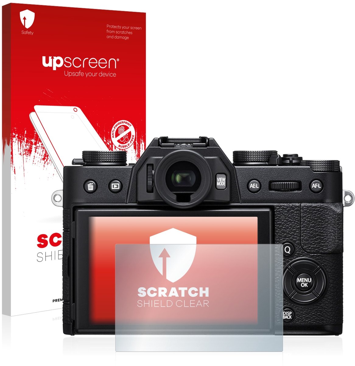 upscreen - Screenprotector voor Fujifilm X-T20 - Folie Beschermfolie transparant