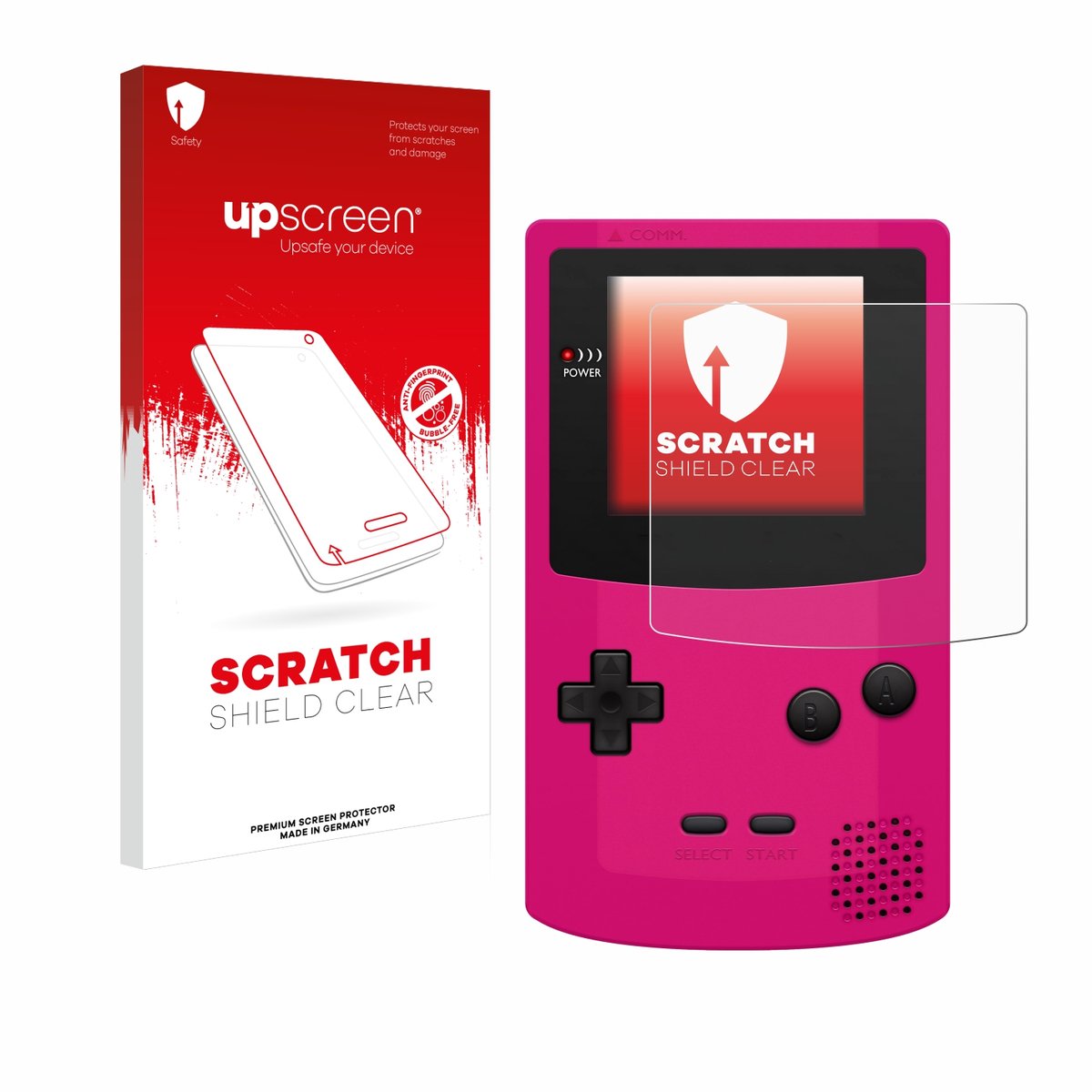 upscreen - Screenprotector voor Nintendo Gameboy Color - Folie Beschermfolie transparant