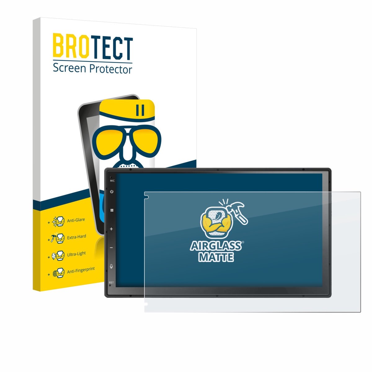 BROTECT - Screenprotector voor Atoto A5L 7" - Folie Beschermfolie Beschermglas matte