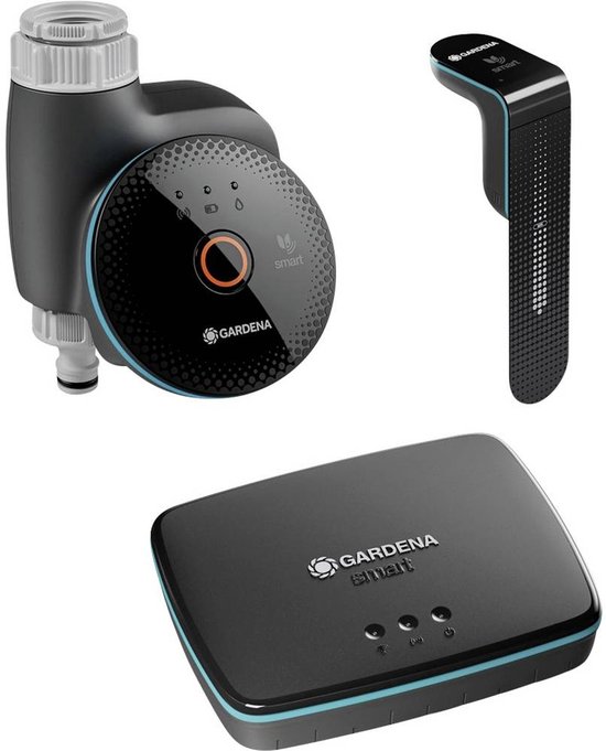GARDENA Smart Sensor Control Set automatische besproeiing met vochtmeting, waterklep en Smart Home integratie
