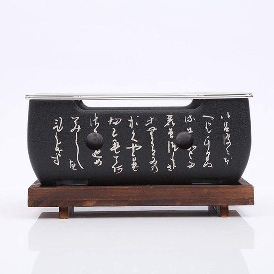 Mini Barbecue Grill - Japanse Tafel BBQ Grill - Draagbare Buiten Binnen Kookplaat - Voor Yakiniku - Robata - Yakitori - Takoyaki - BBQ (Grootte : 24 x 12.5cm) van MINI — afbeelding 3