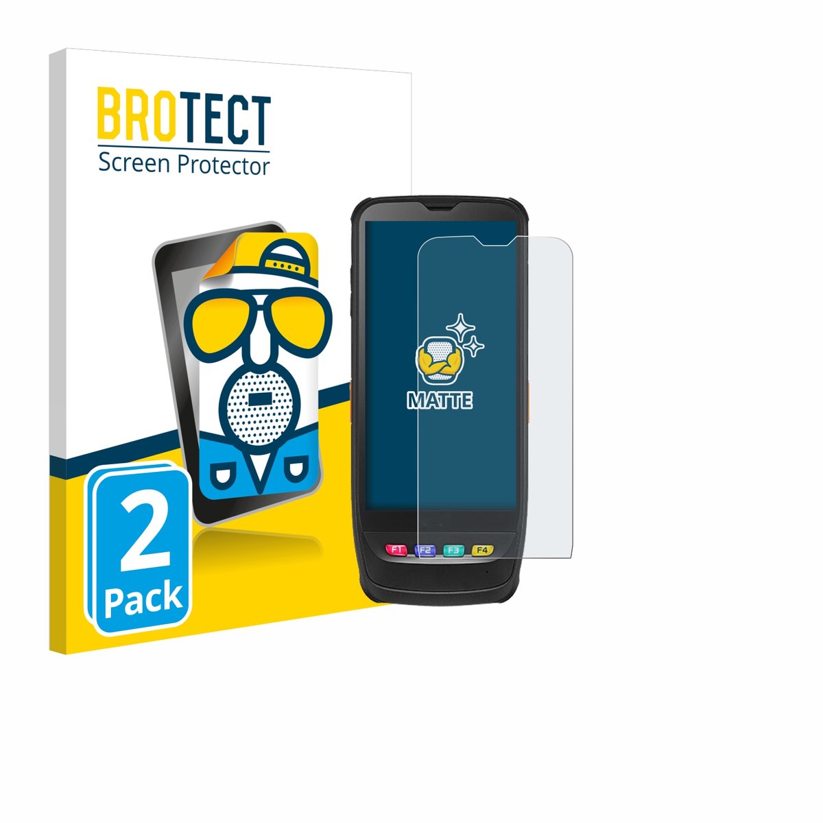 BROTECT - Screenprotector voor Casio IT-G650 - Folie Beschermfolie matte 2 Stuks