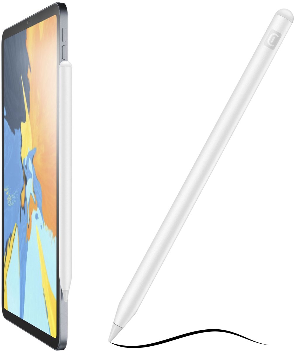 Cellularline Stylus Pen 2 - Tilt Sensitive Palm Rejection - USB-C Oplaadbaar