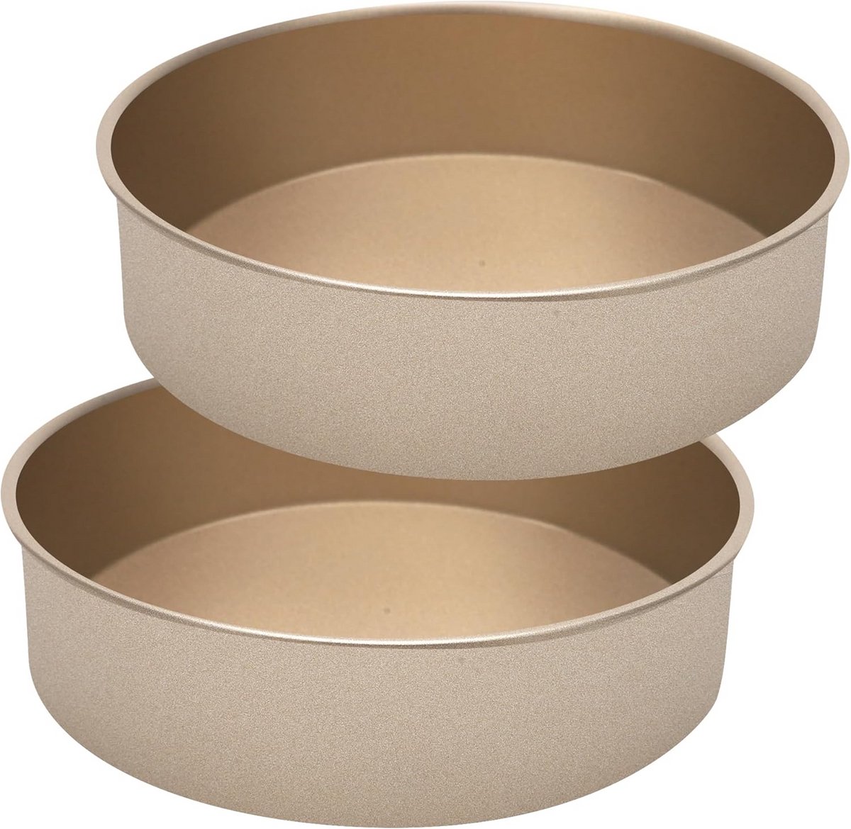 Ronde Bakvormen Set - 24 cm Taartvormen met Antiaanbaklaag - 2 Stuks