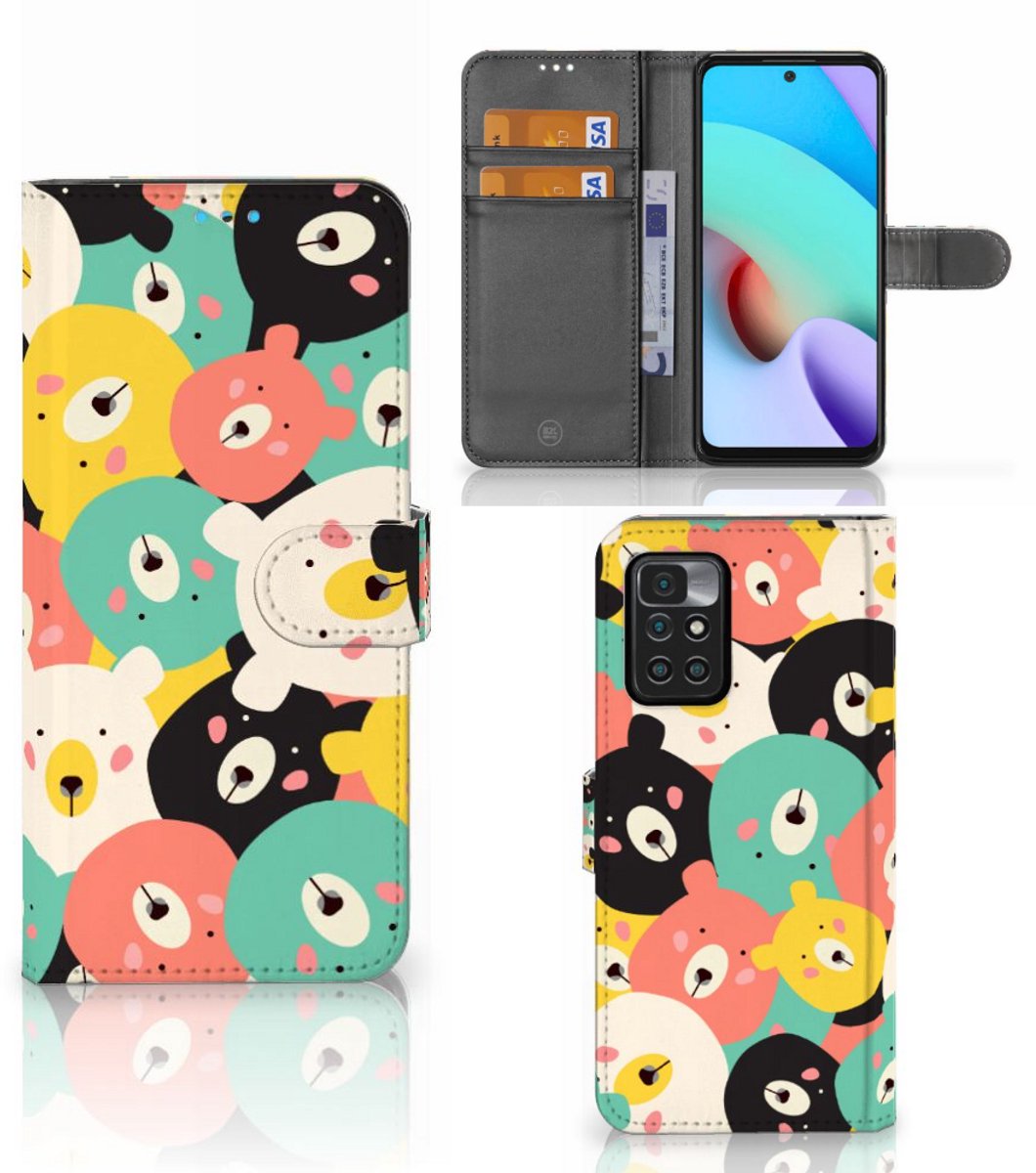 Xiaomi Redmi 10 Leuk Hoesje Bears