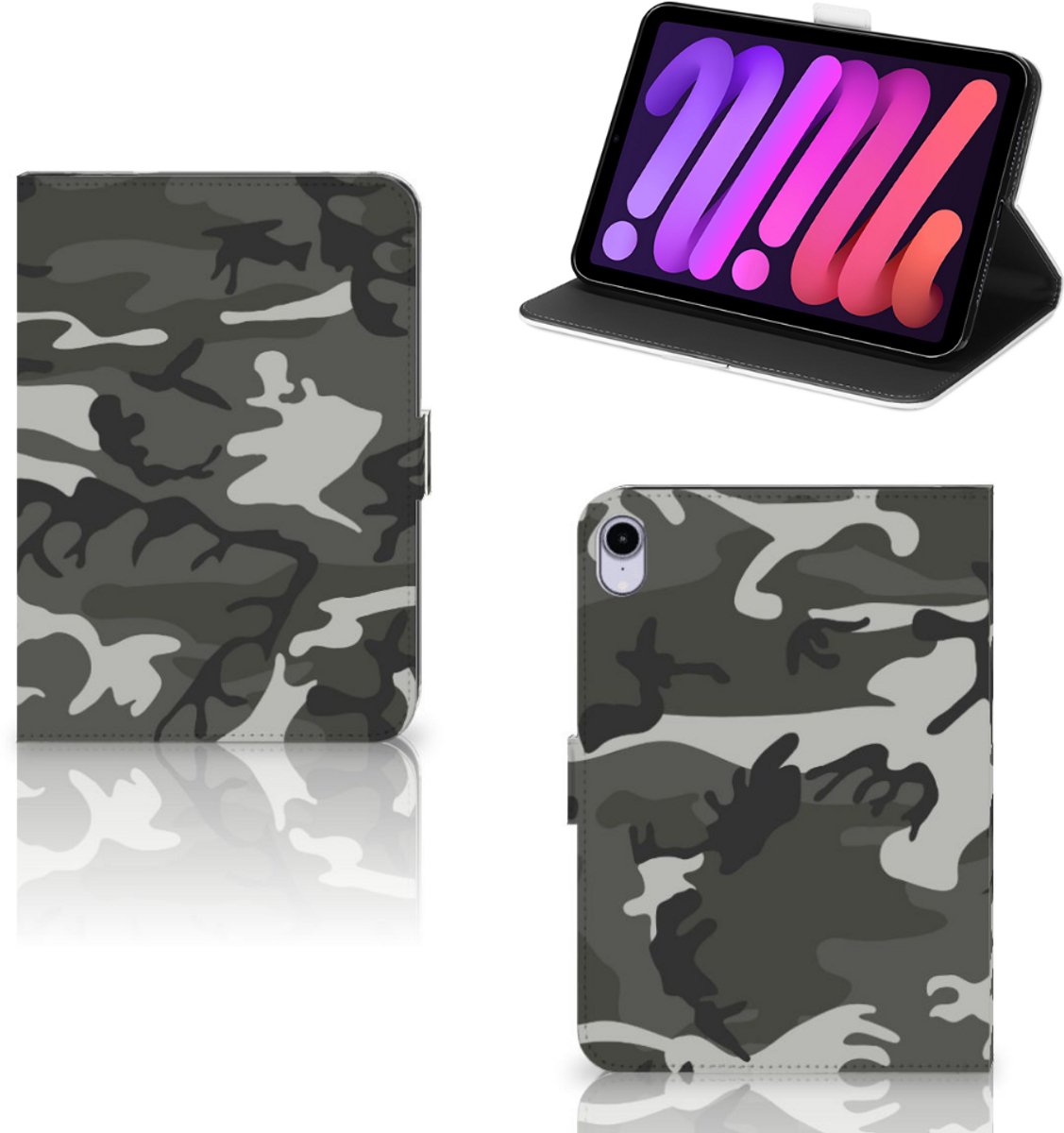 iPad Mini 6 (2021) Tablet Hoes Army Light