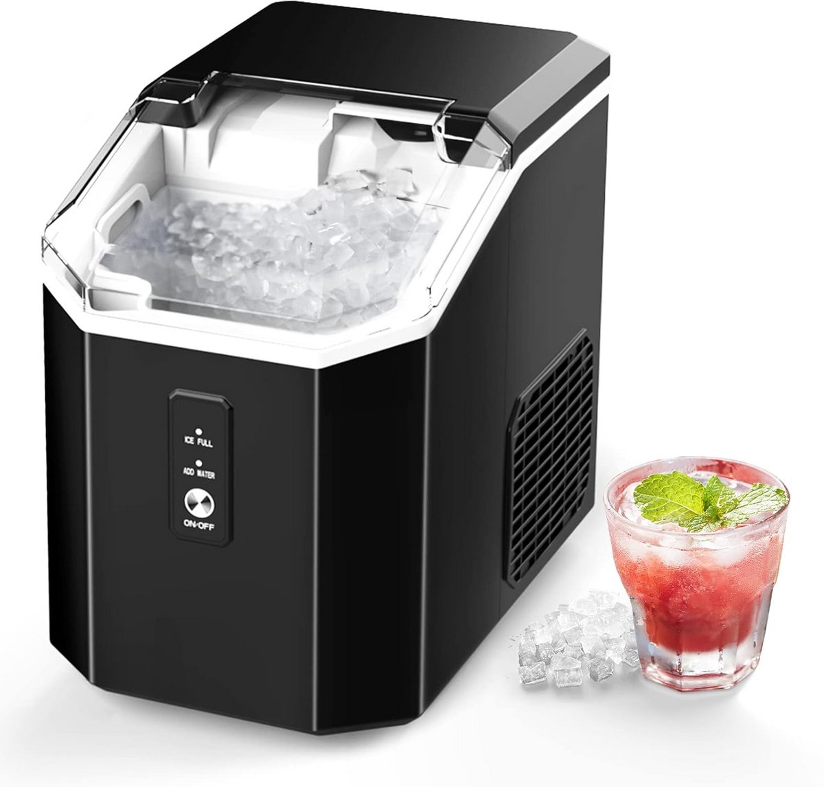 Draagbare IJsblokjesmachine - Snelle Crushed Ice Maker voor Thuis