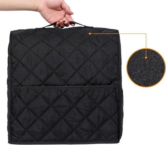 Beschermhoes voor staafmixers met 3,5 liter kantelbare kop en accessoirevakken in zwart van Merkloos — afbeelding 4