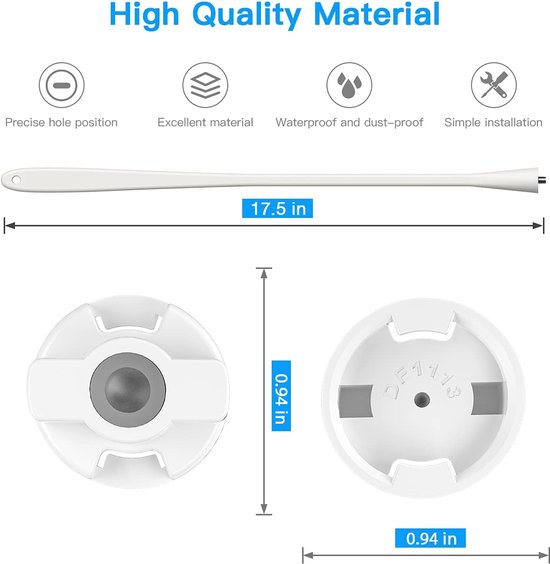 Flexibele Twist Mount voor Babyfoon Camera, Wall Mount Beugel Home Security Camera Houder van Sure Basics — afbeelding 2