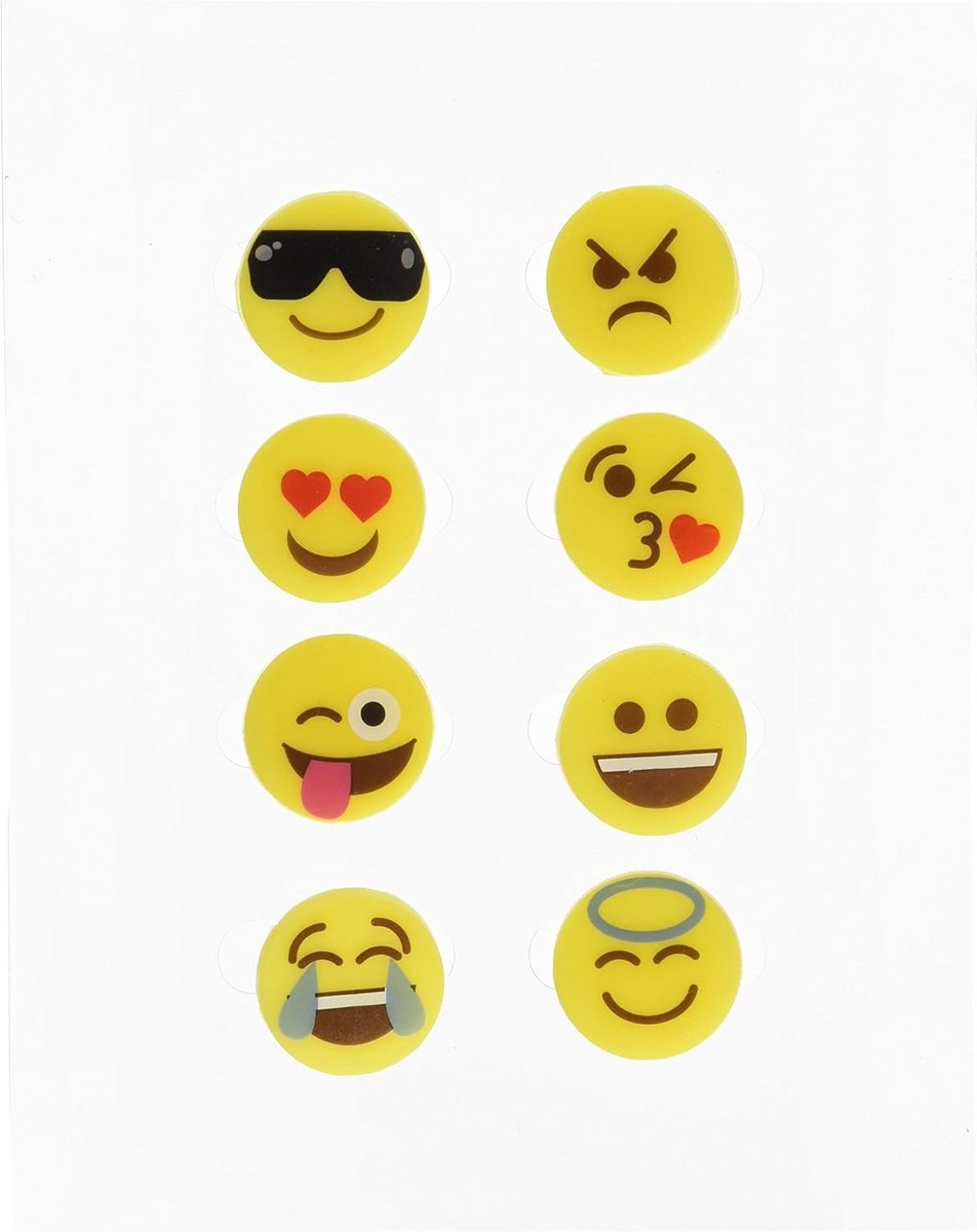 Emoticon Glas Marker voor Wijn - Leuk en Creatief Accessoire