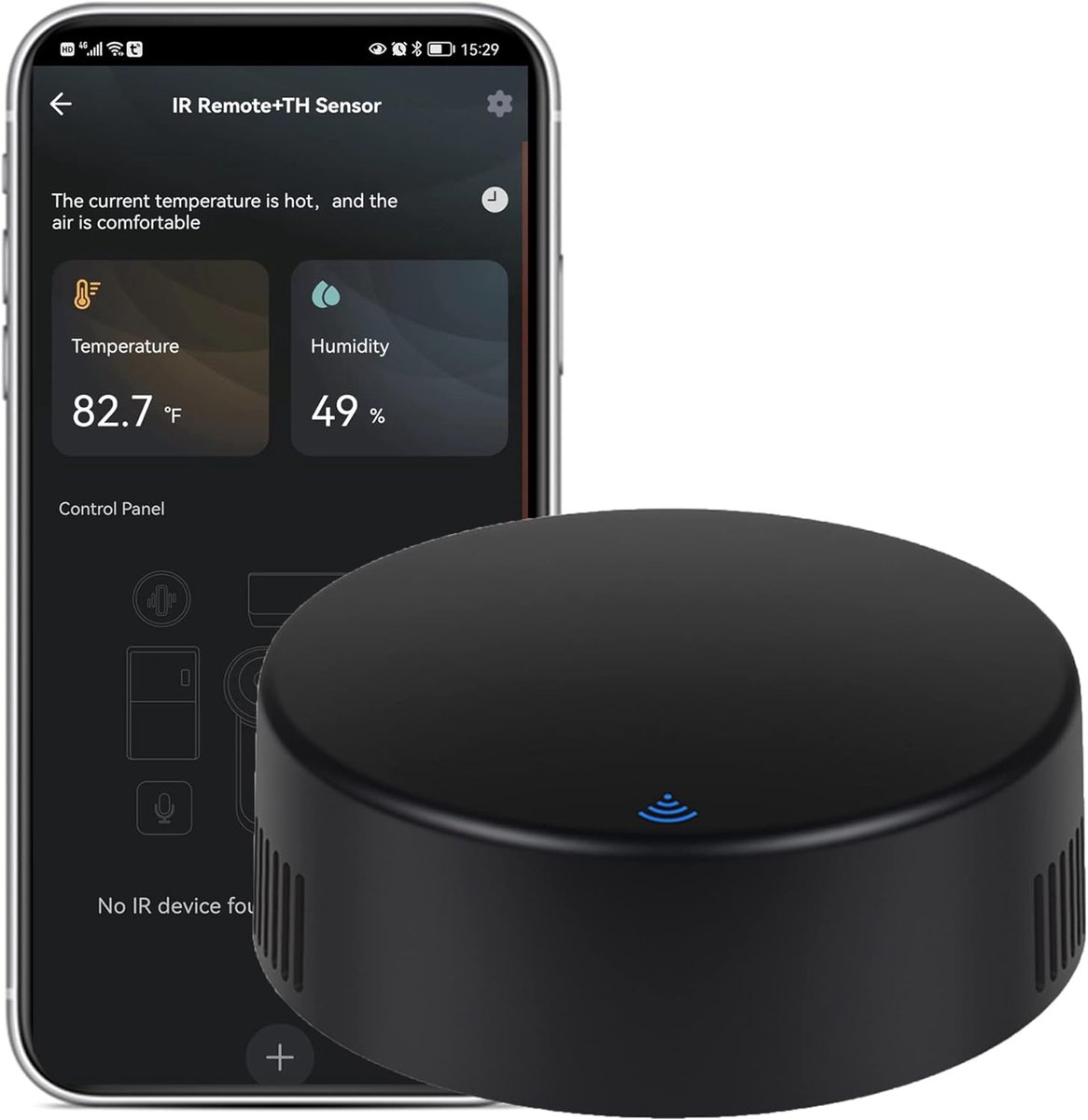 Slimme WiFi Universele Afstandsbediening met Temperatuur- en Vochtigheidssensor