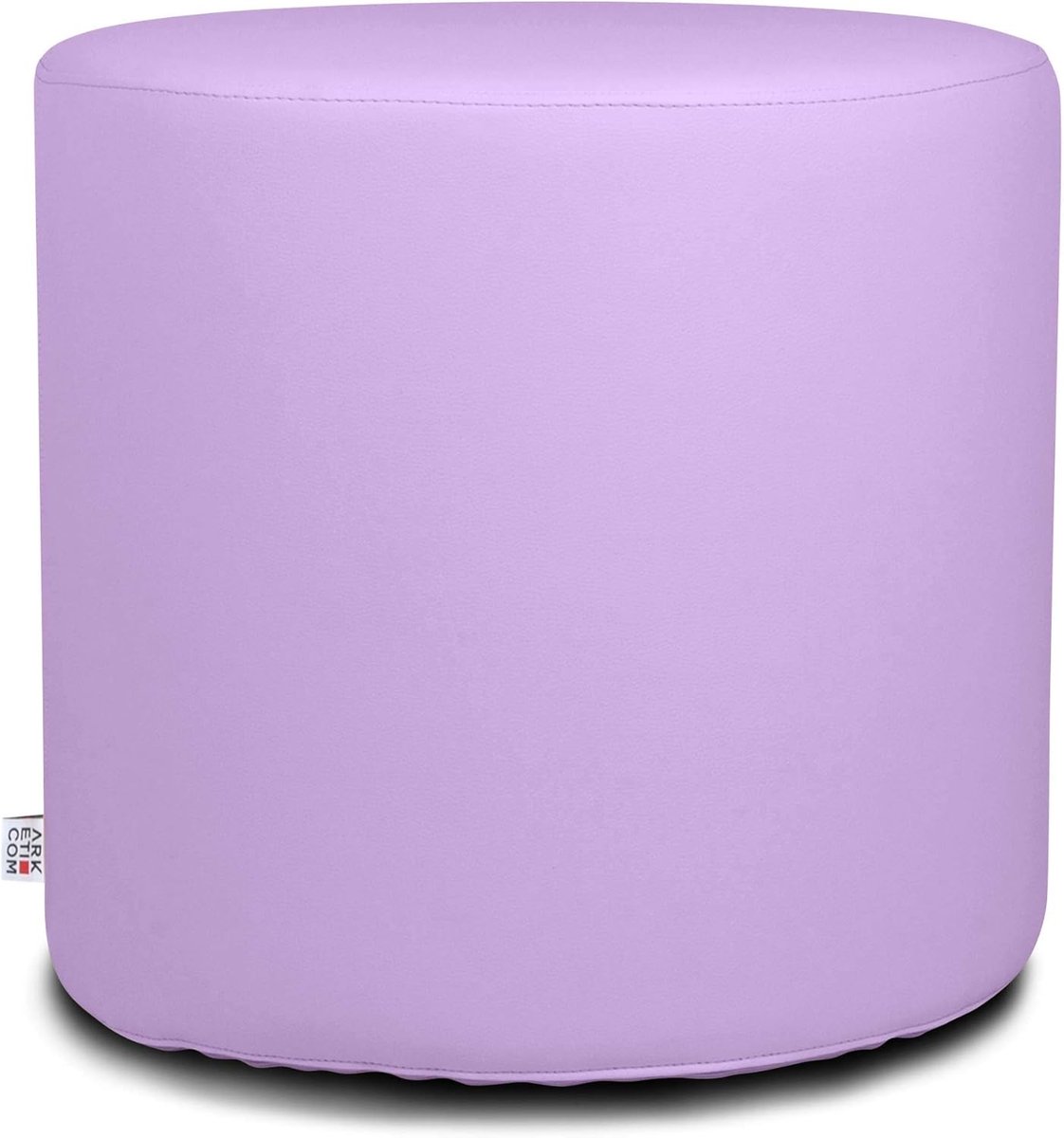 Chill voetenbank rond kunstleer PUFF violet 35 x 35 cm