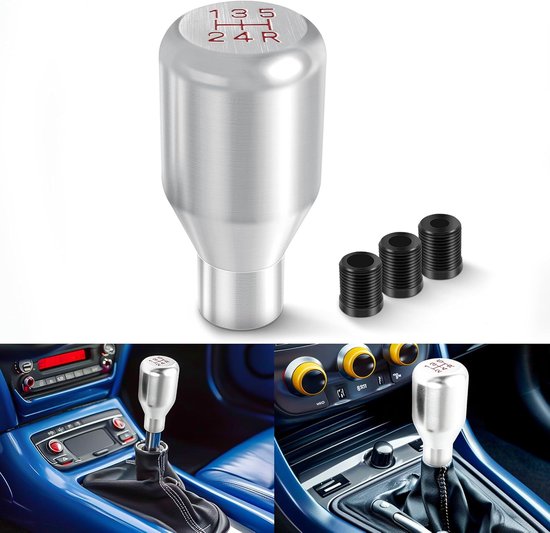 Universele 5 Versnellingen Auto Versnellingsknop Met 3 Adapters van universele — afbeelding 2