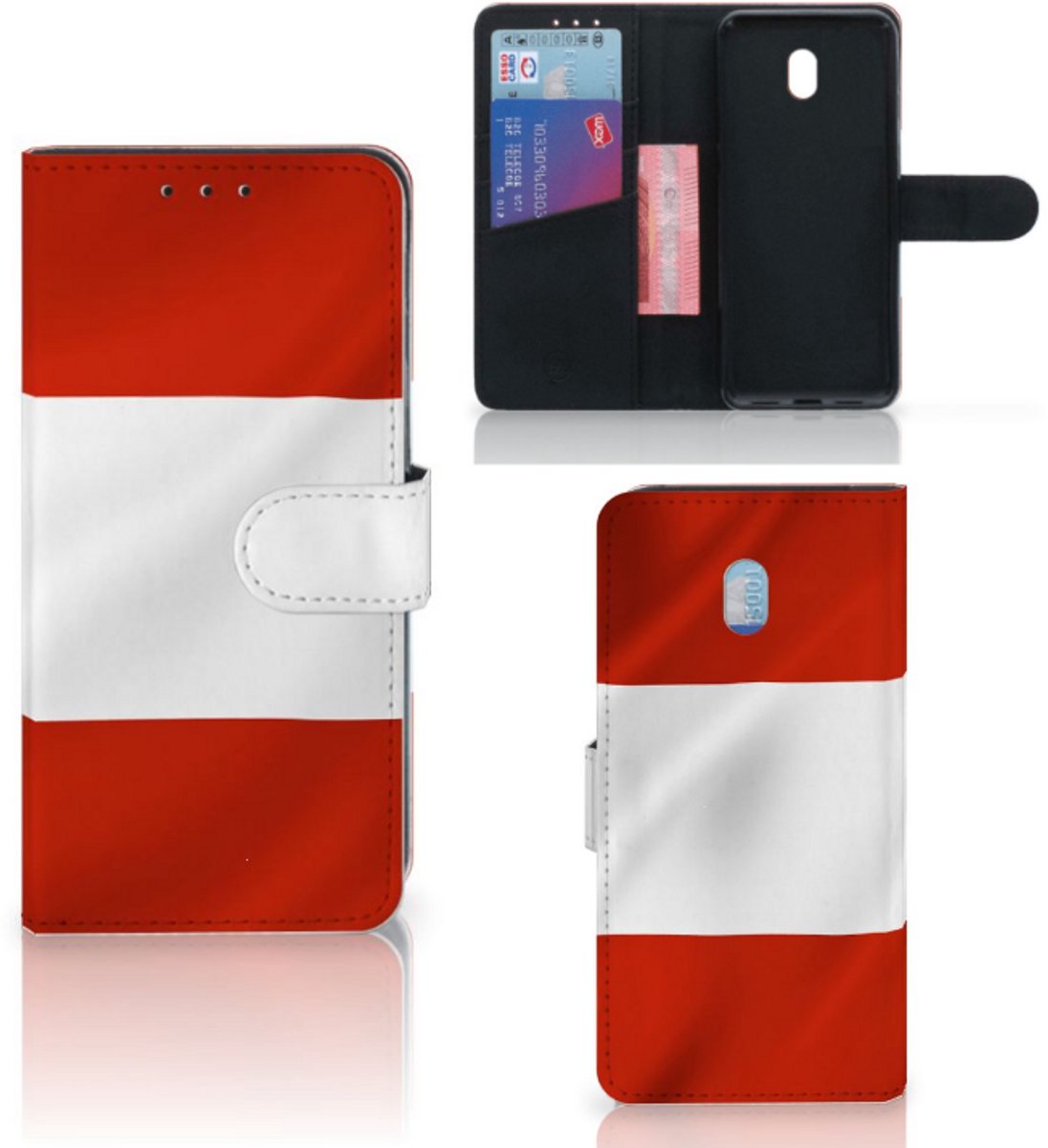 Xiaomi Redmi 8A Bookstyle Case Oostenrijk