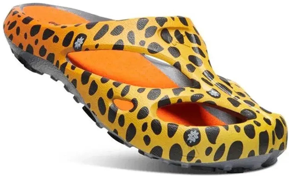 Keen Shanti Arts Thc Cheetah Rainbow-slippers voor dames Oranje