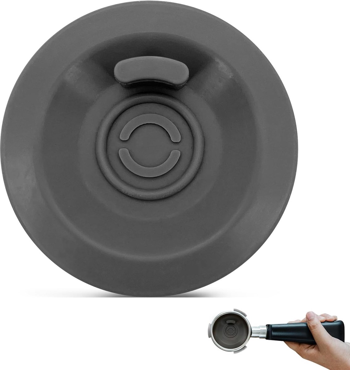Reinigingstabletten voor Koffiemachines - 54 mm, Siliconen, Herbruikbaar, Ideaal voor Dagelijks Onderhoud