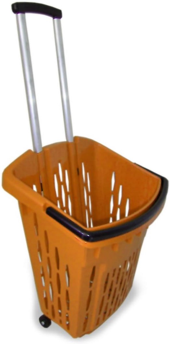 Winkeltrolley Shopper met Wielen - 40 Liter Boodschappenmand