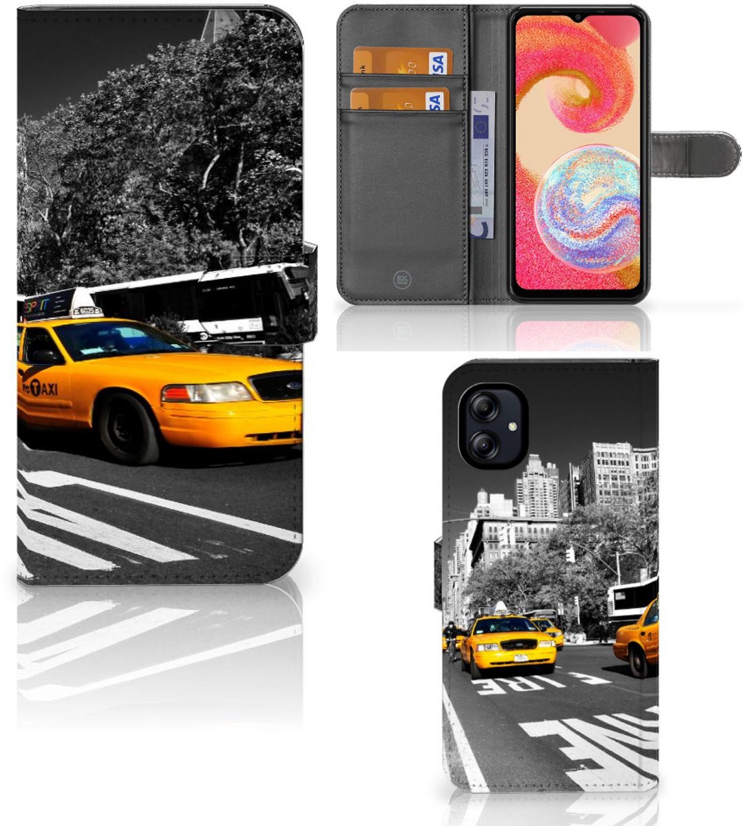 Samsung Galaxy A04e Flip Cover New York Taxi