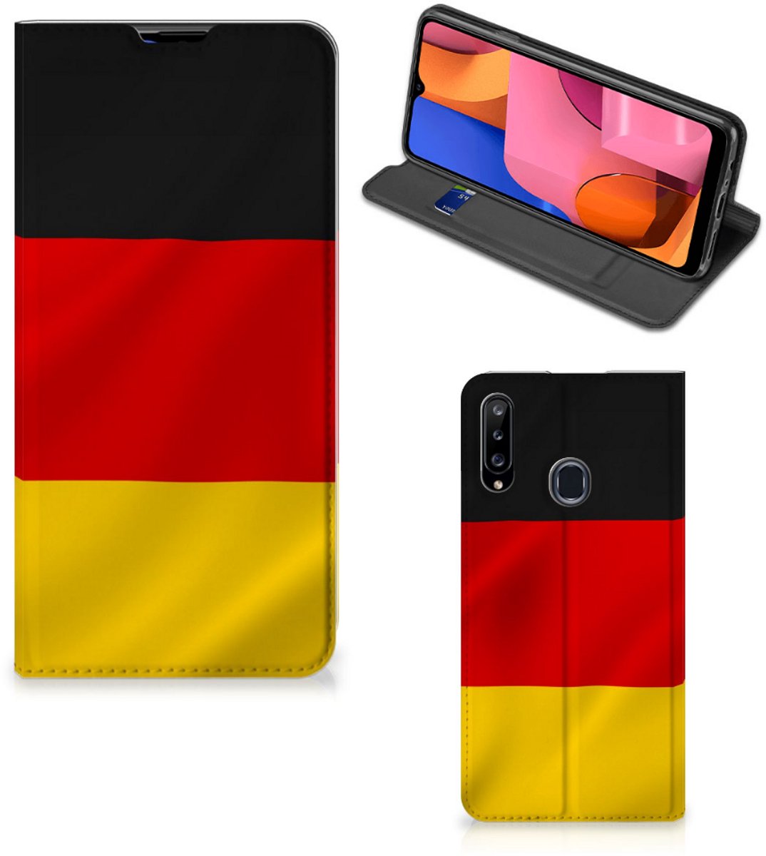Samsung Galaxy A20s Standcase Duitsland
