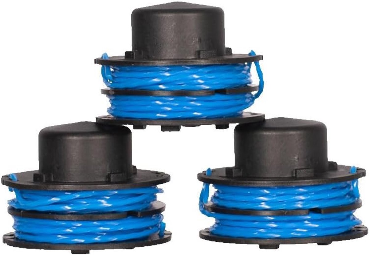 Set van 3 opzetstukken met draad 1,5 mm voor grastrimmer