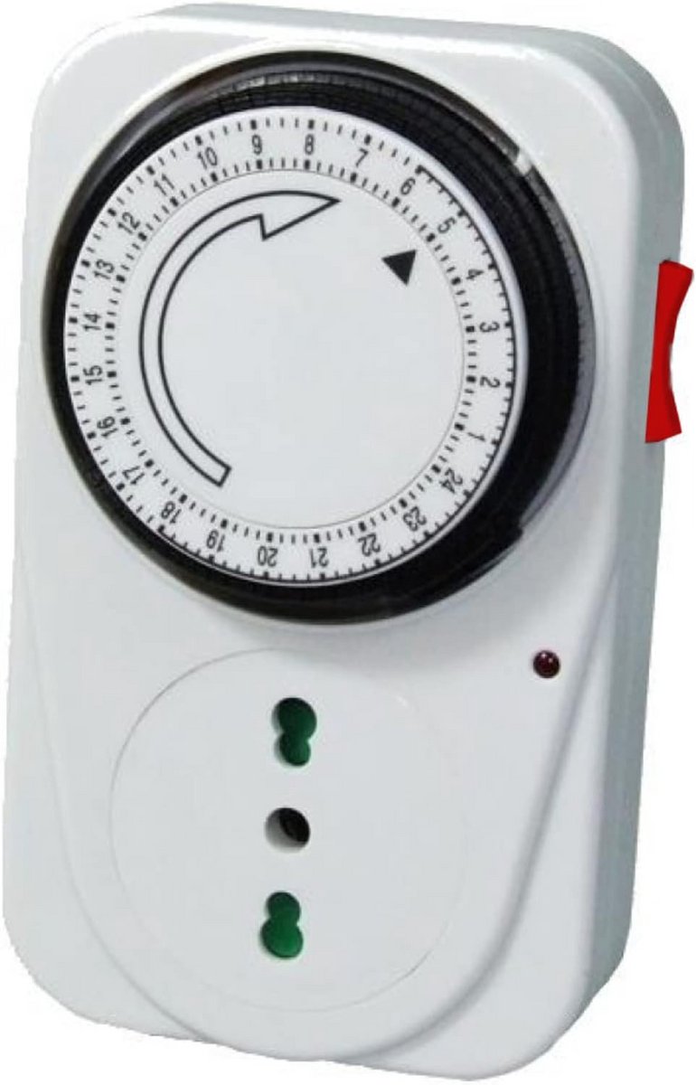 Programmeerbare Elektrische Timer met 24-uurs Instelling - Dagelijkse Stroomonderbreker