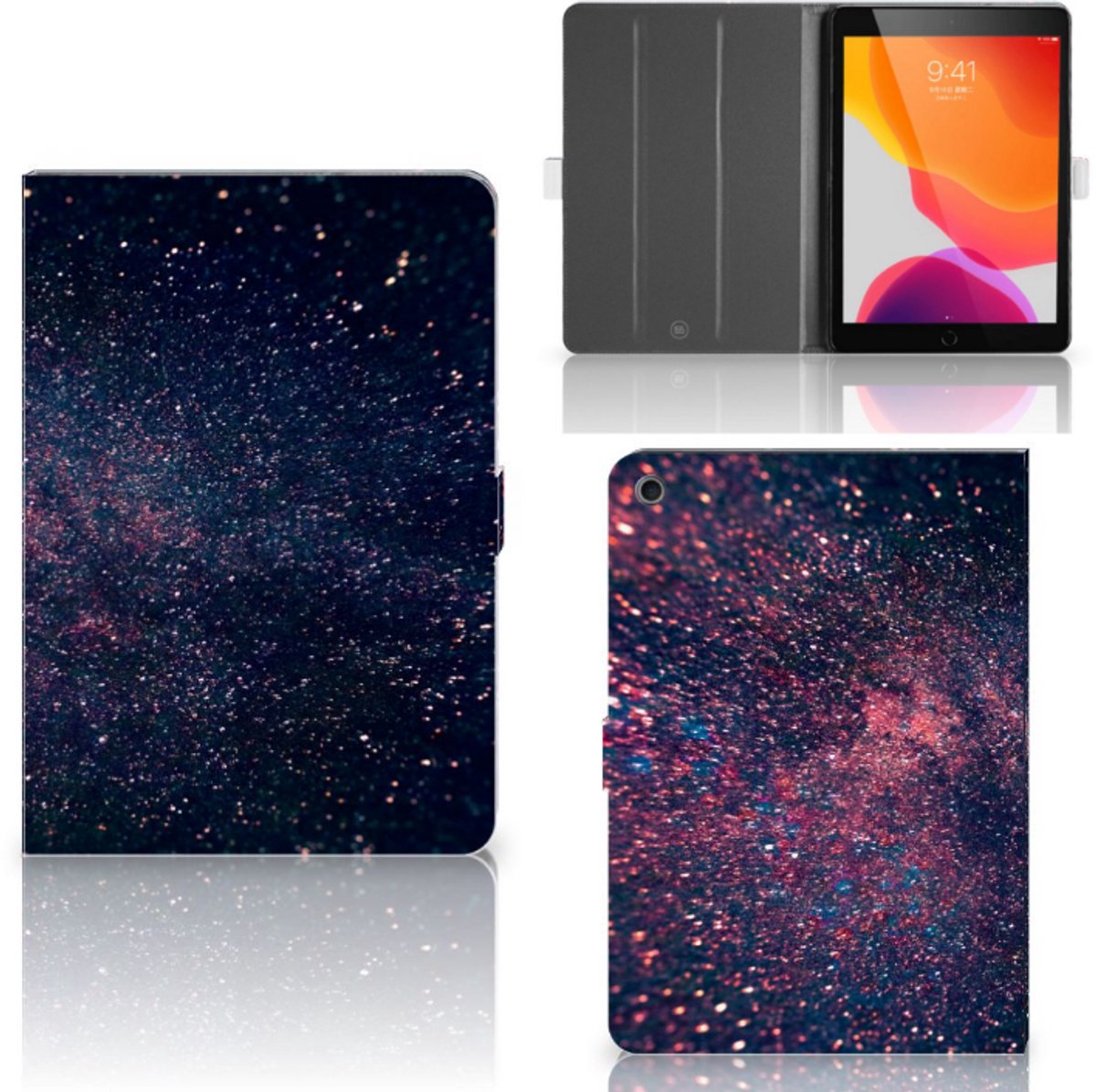 iPad 10.2 2019 | iPad 10.2 2020 | 10.2 2021 Tablet Beschermhoes Stars