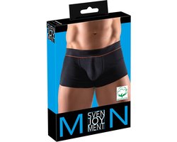 Svenjoyment Mannen Shorts Trendy met Zijdezachte Banden - Zacht Gewoven Elastisch Tailleband met Rode Strepen - Tight Fit Maat MEDIUM