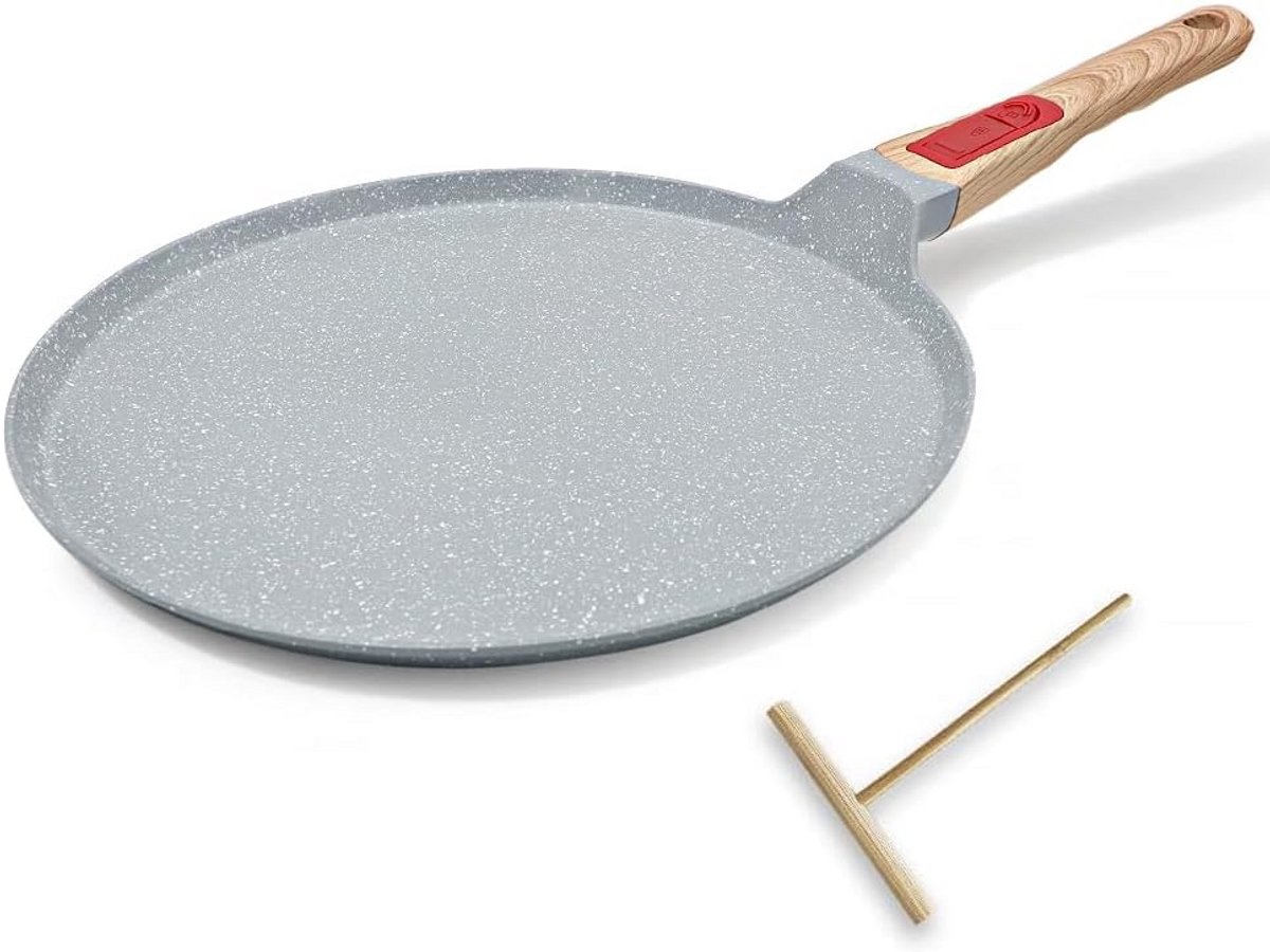 Grote Pan met Antiaanbaklaag voor Pannenkoeken en Crêpes