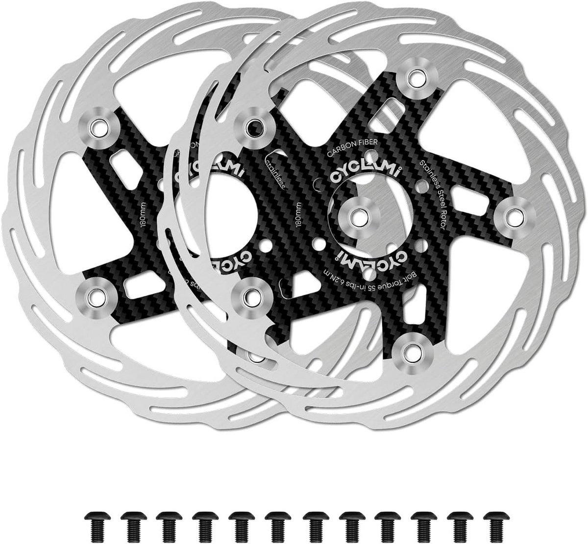 Hittebestendige Fietsremschijf 180mm Center Lock voor Mountainbike en Racefiets