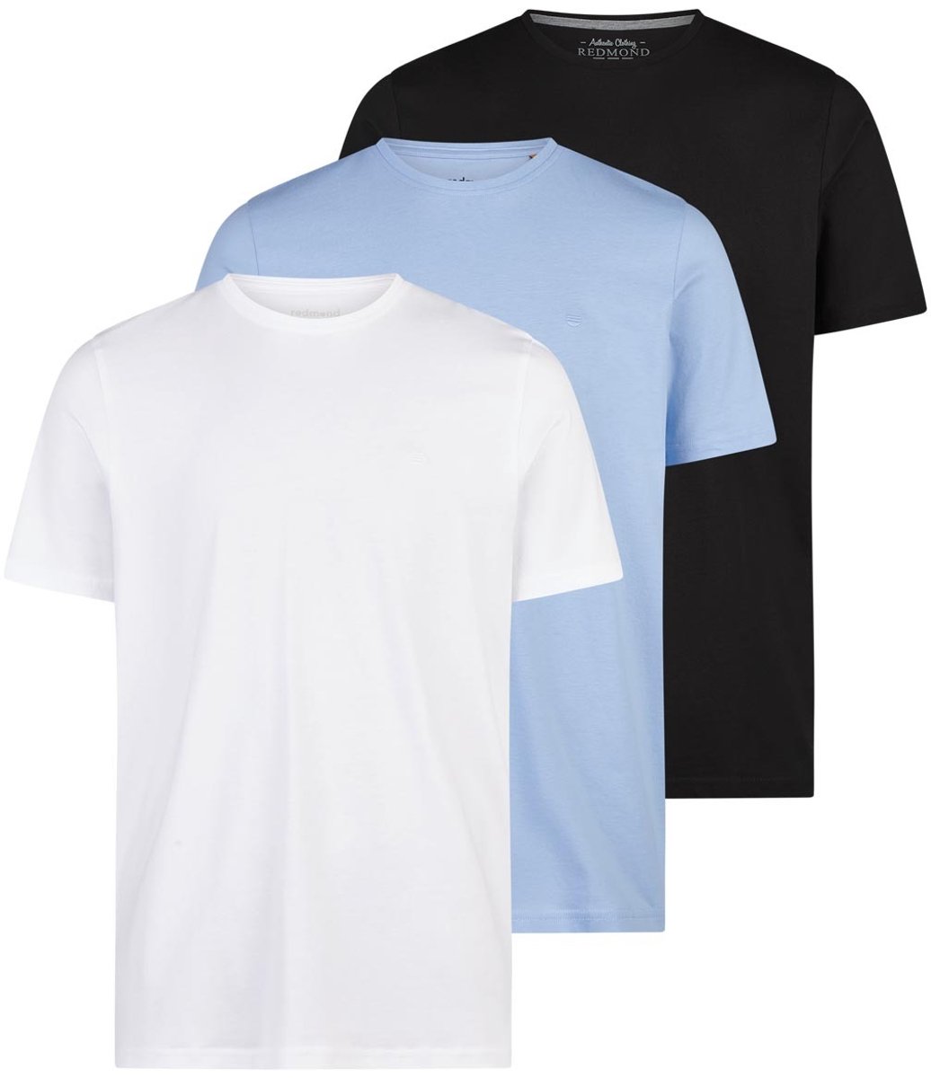 Redmond Heren t-shirt 3 pack Basic