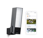 Netatmo Slimme Bewakingscamera - Bewakingscamera voor Buiten - Camerabewaking - met Bewegingsdetectie, Nachtzicht en Ingebouwde Verlichting - Zwart - 1 Stuk