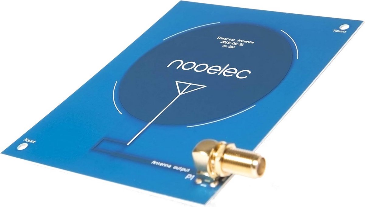 Inmarsat Patch Antenne 1550 MHz voor AERO en STD-C Satellietontvangst met SMA-aansluiting