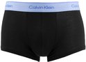 Zwarte Calvin Klein boxer met lichtblauwe tailleband.